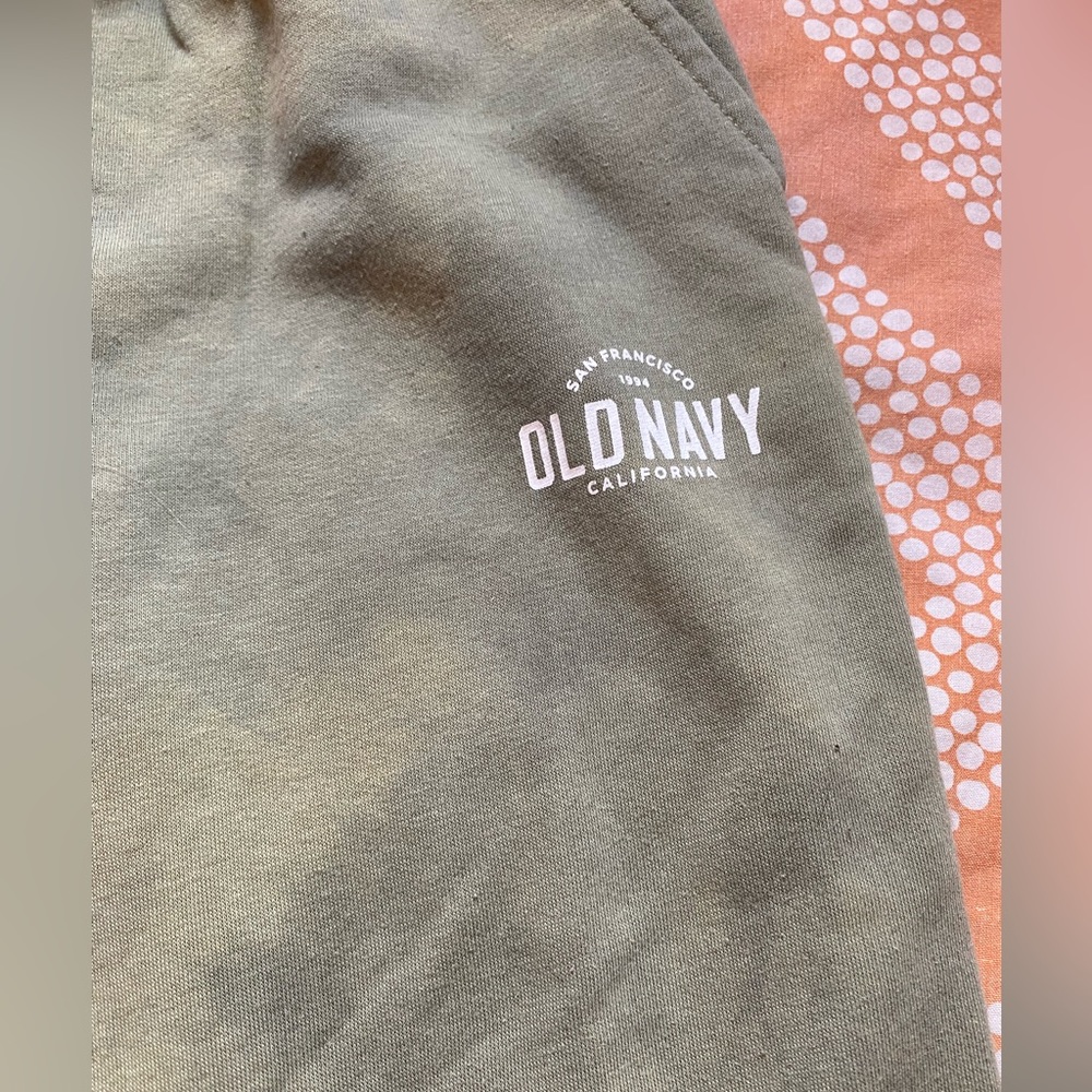 Doesn’t quite fit anymore. Old Navy sweats